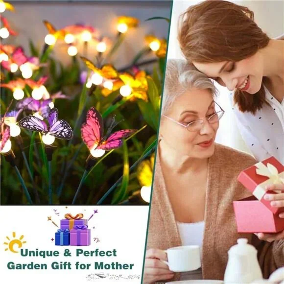 Solar Garden Lights - Newest Swaying Butterfly Light, Swaying in The Wind - Picture 6 of 7